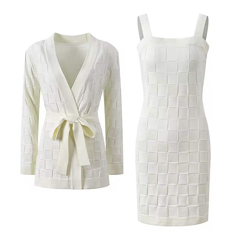 Set dress with cardigan04