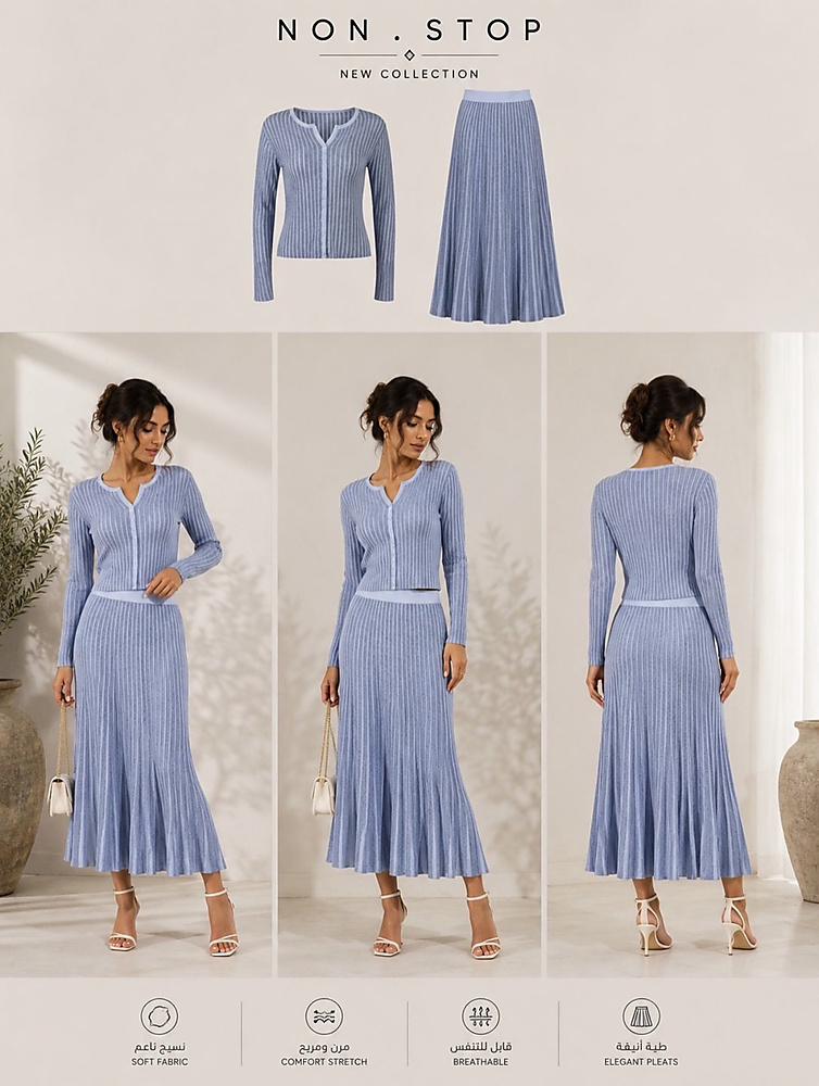 Set skirt with top