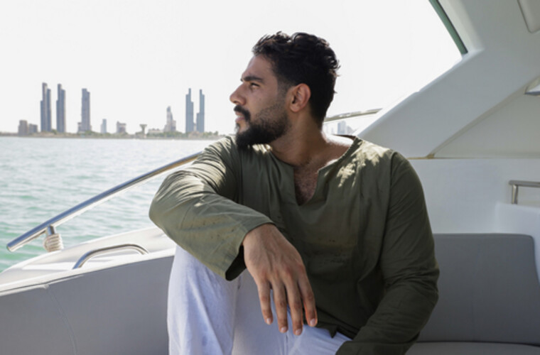 قميص قطن خفيف صيفي لون زيتي