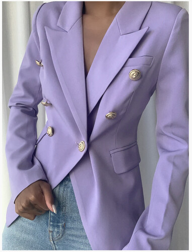 جاكيت بليزر ليلكي