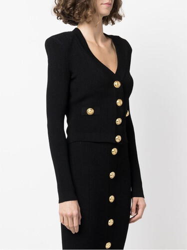 كارديجان اسود مع ازره