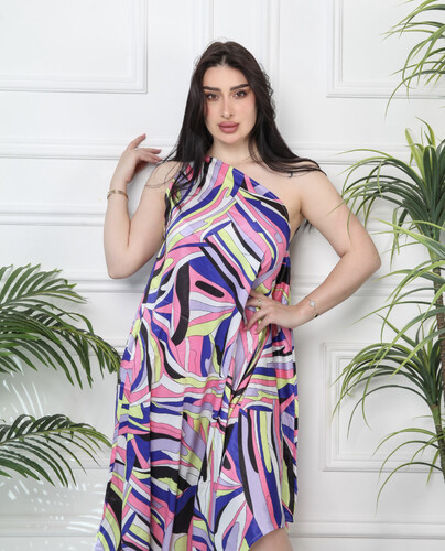 Colors dress off shoulder