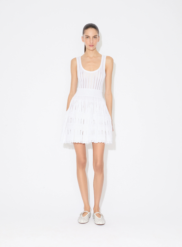 Summer dress Alaia style White