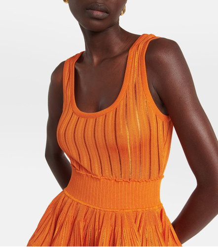 Alaia style dress orange