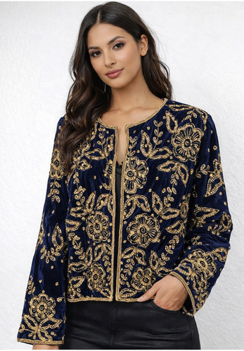 جاكيتات مطرر ب سواروفسكي خام الهند