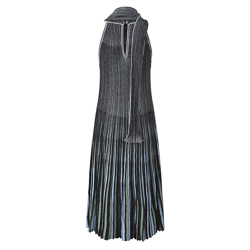 Dress with scarf