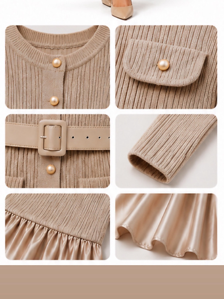 Dress with belt
