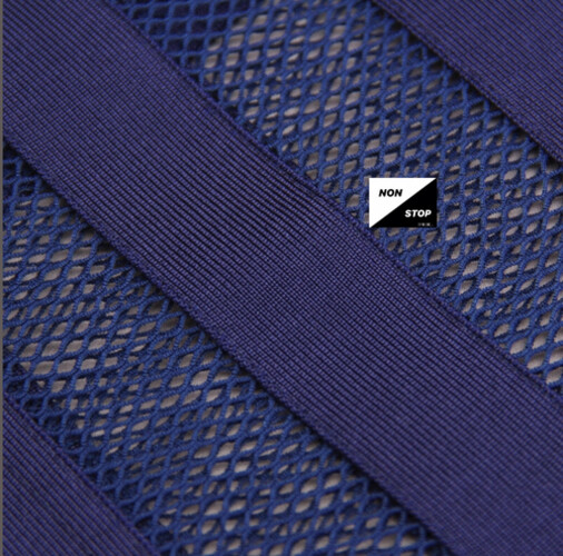 فستان ازرق باندج