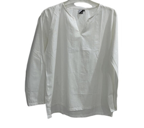 قميص قطن خفيف صيفي لون ابيض