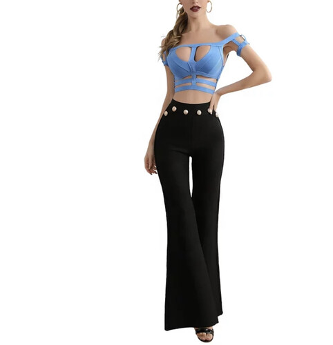 بنطلون هاي ويست اسود