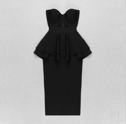 فستان ميدي من غير اكمام