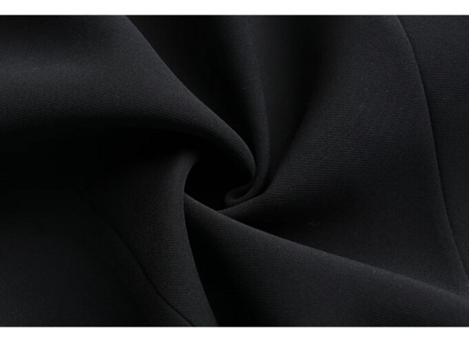 فستان اسود ميدي