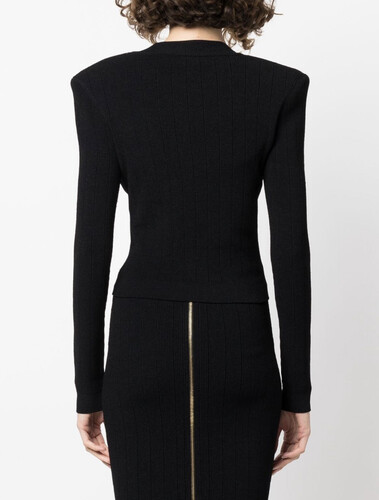 كارديجان اسود مع ازره