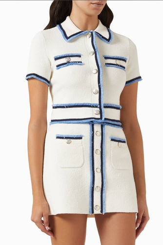 Set skirt with top white