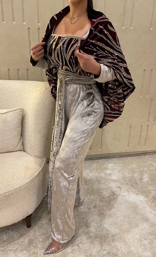 Velvet jumpsuit 01