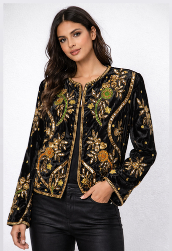 جاكيتات مطرر ب سواروفسكي خام الهند