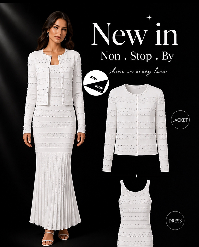 بدله قطعتين فستان وجاكيت