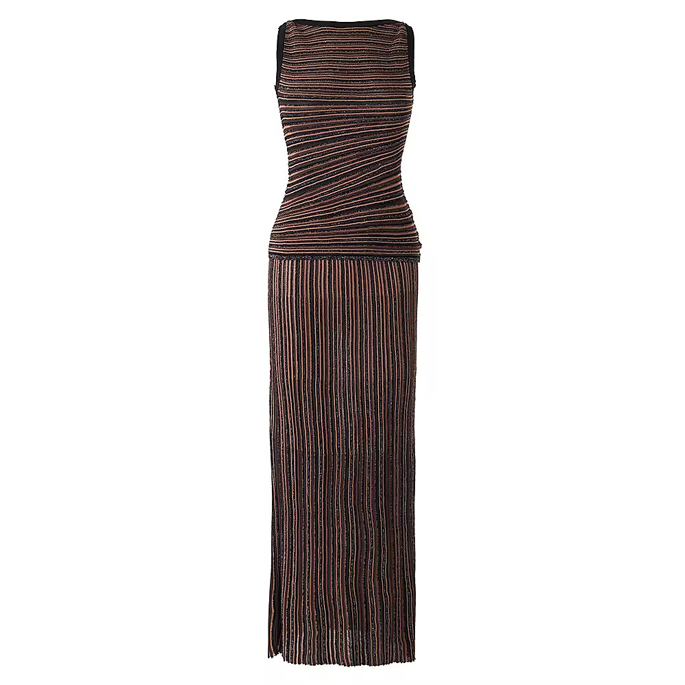 Set skirt with top brown 02