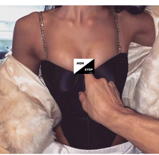 بودي سوت اسود شفاف