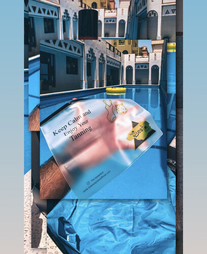 شورت يتغير لونه بالماء ازرق فاتح و غامق