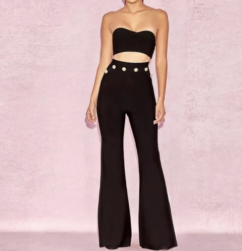 بنطلون هاي ويست اسود