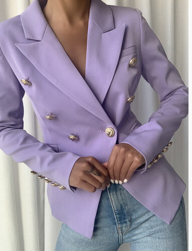 جاكيت بليزر ليلكي