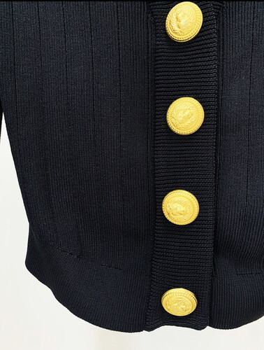 كارديجان اسود مع ازره