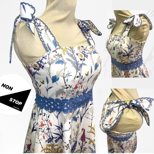 فستان صيفي ازرق