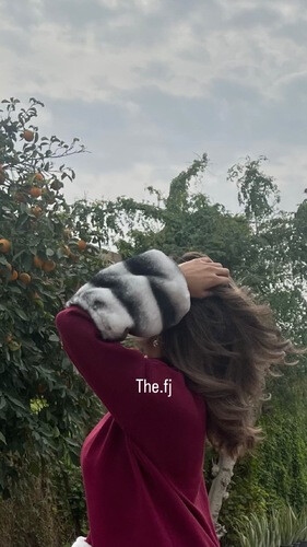 بدله قطعتين بلوزه مع فرو و بنطلون