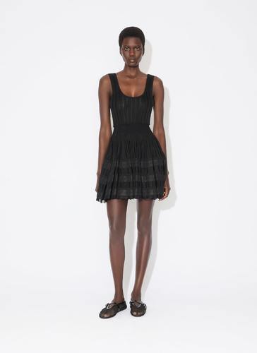 Summer dress Alaia style black