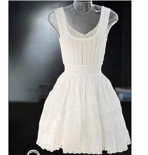 Summer dress Alaia style White