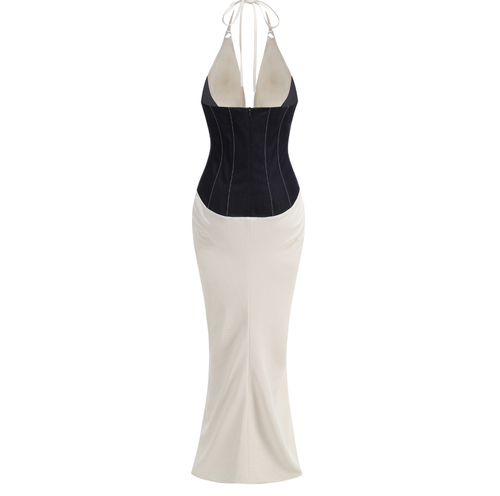 Summer 25’ white dress with denim