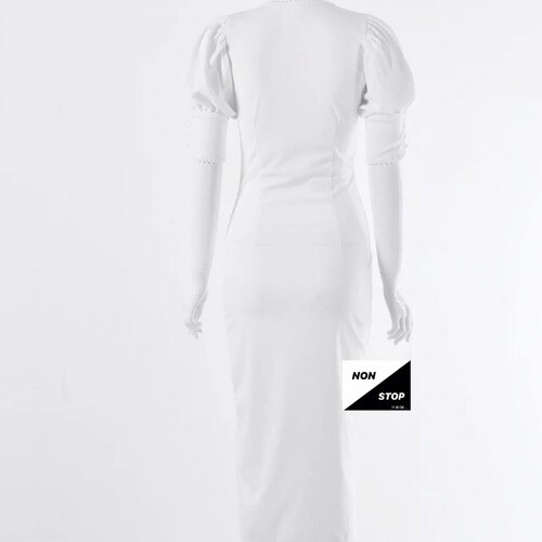 فستان صيفي ابيض