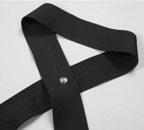 فستان سترج اسود