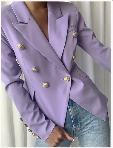 جاكيت بليزر ليلكي