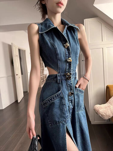 Denim dress 01