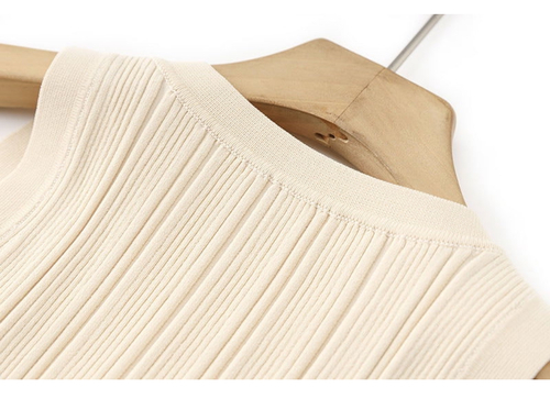 Midi off white dress 05