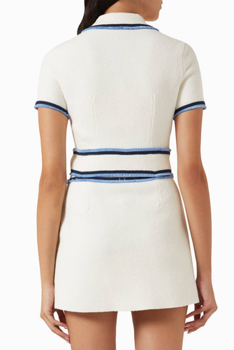 Set skirt with top white