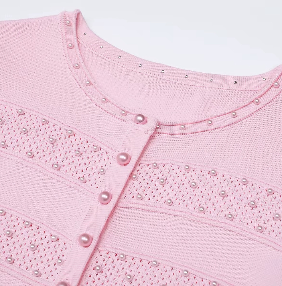 Set dress with jacket pink