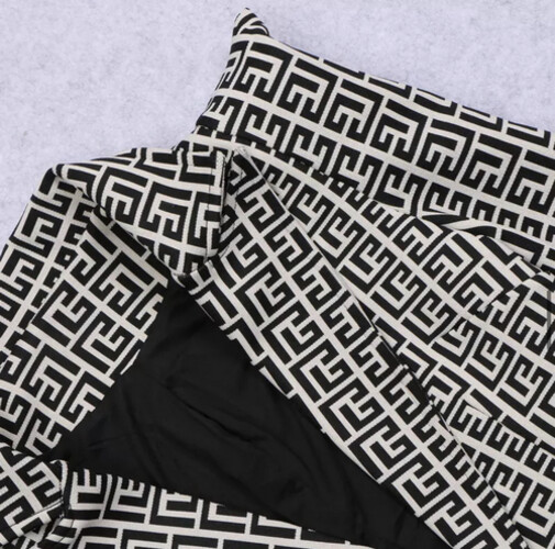 بدله قطعتين جاكيت بليزر مع شورت سترج باندج