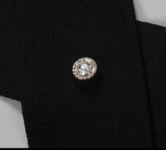 فستان سترج اسود