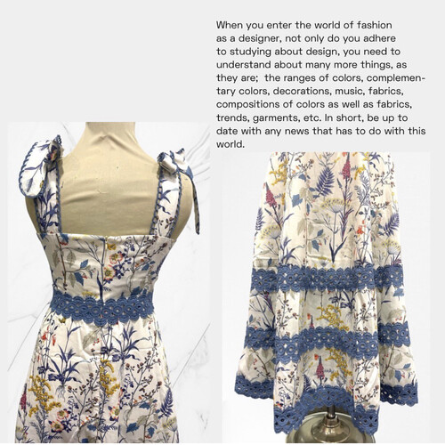 فستان صيفي ازرق