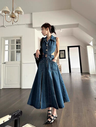 Denim dress 01