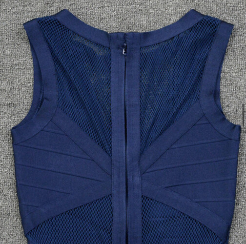 فستان ازرق باندج