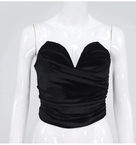 توب مخمل اسود