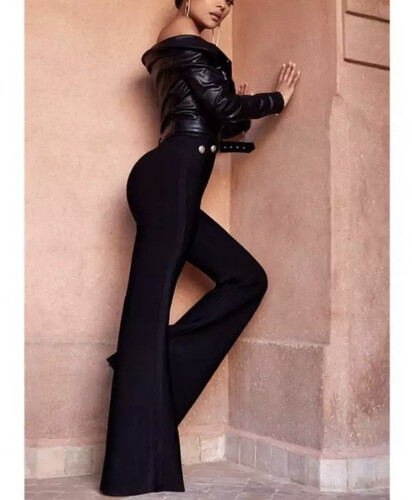 بنطلون هاي ويست اسود