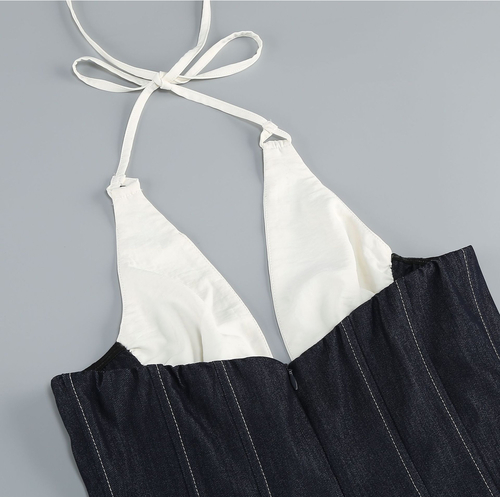 Summer 25’ white dress with denim