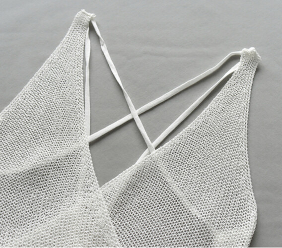 فستان بحر ابيض