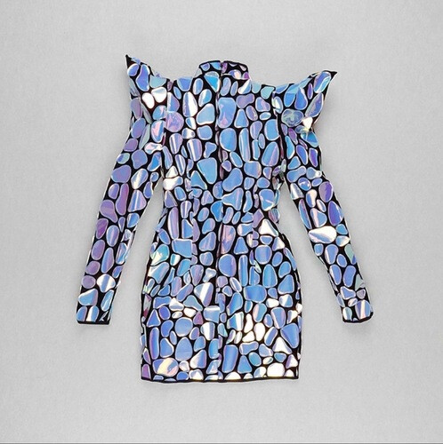 فستان سهرة لامع استرج