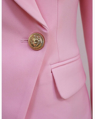 جاكيت بليزر وردي فاتح